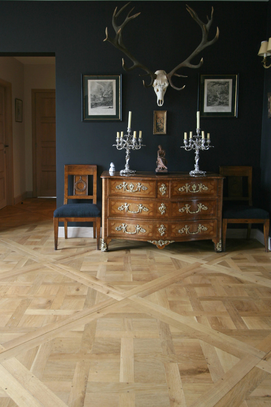 Parquet Versailles contemporain